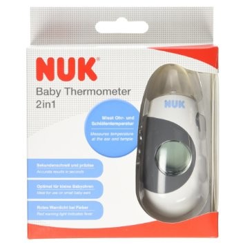 NUK 2in1 lázmérő és hőmérő egyben LCD kijelzővel NUK 2in1 lázmérő és hőmérő egyben LCD kijelzővel
