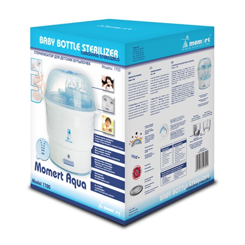 Momert Aqua bébi cumisüveg sterilizáló 400 W Momert Aqua bébi cumisüveg sterilizáló 400 W