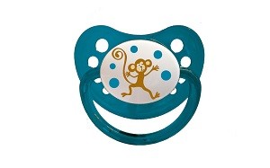 1 db Baby Bruin cseresznye alakú szilikon játszócumi1-es méret, Majom 1 db Baby Bruin cseresznye alakú szilikon játszócumi1-es méret, Majom