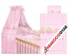 Bertoni 6 részes mintás ágyneműgarnitúra 360 fokos rácsvédővel Macis pink Bertoni 6 részes mintás ágyneműgarnitúra 360 fokos rácsvédővel Macis pink