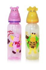 Baby Care állatfejes cumisüveg - 250 ml - sárga