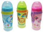   Baby Care Clip N Go csepegésmentes itató - 360 ml - Zoo - kék