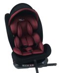   ISOFIX-es 360°-ban forgatható Mama Kiddies Rotary Protect GT biztonsági autósülés (0-36 kg) piros színben ajándék napvédővel