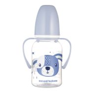   Canpol babies Keskeny nyakú cumisüveg fogantyúval CUTE ANIMALS 120ml kutya