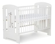 Klups Szafari/Zsiráf kiságy 60x120 - Fehér