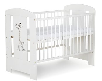 Klups Szafari/Zsiráf kiságy 60x120 - Fehér