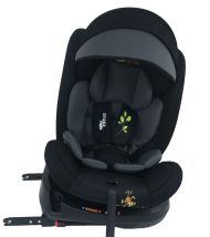   ISOFIX-es 360°-ban forgatható Mama Kiddies Rolling Safari biztonsági autósülés (0-36 kg) Lion mintával + ajándékok