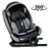 ISOFIX-es 360°-ban forgatható Mama Kiddies Rotary Protect GT biztonsági autósülés (0-36 kg) szürke színben ajándék napvédővel