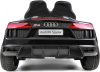 Audi R8 Spyder fekete elektromos sportautó távirányítóval dupla akkumulátorral
