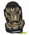 ISOFIX-es 360°-ban forgatható Mama Kiddies Murphy biztonsági autósülés (0-36 kg) beige színben ajándék napvédővel