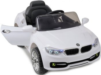 Fehér limited edition elektromos sportautó távirányítóval