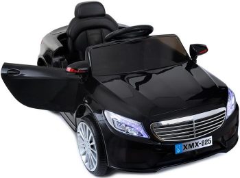 Fekete elektromos sportautó távirányítóval (luxury edition)