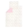 Bébi 2 részes ágynemu mintás, pamut - pink Bébi 2 részes ágynemu mintás, pamut - pink