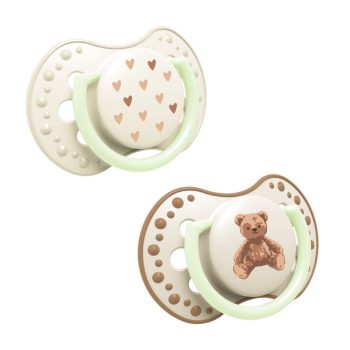 LOVI világító dinamikus szilikon cumi TEDDY LOVE 0–6 hó 2 db LOVI világító dinamikus szilikon cumi TEDDY LOVE 0–6 hó 2 db