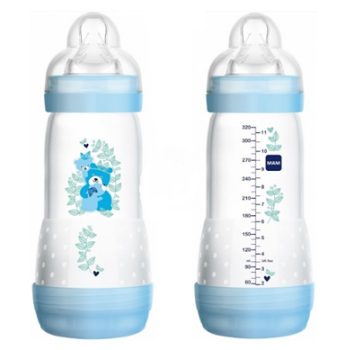 MAM anti colic cumisüveg 320ml - kék