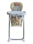   Mama Kiddies ProComfort NewLine bézs maci mintás multifunkciós etetőszék + Ajándék