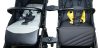 Mama Kiddies Easy Travel sport ikerbabakocsi fekete-szürke színben Mama Kiddies Easy Travel sport ikerbabakocsi fekete-szürke színben