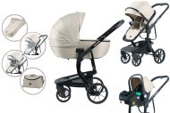   Mama Kiddies Icon 3az1ben multifunkciós babakocsi kiegészítőkkel bézs színben + Ajándék