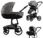 Mama Kiddies® Icon 3az1-ben multifunkciós babakocsi kiegészítőkkel szürke színben + Ajándék Mama Kiddies® Icon 3az1-ben multifunkciós babakocsi kiegészítőkkel szürke színben + Ajándék