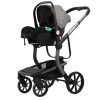 Mama Kiddies Icon 3az1ben multifunkciós babakocsi kiegészítőkkel szürke színben + Ajándék