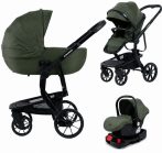Mama Kiddies® Icon 4az1-ben multifunkciós babakocsi kiegészítőkkel zöld színben ISOFIX talppal + Ajándék Mama Kiddies® Icon 4az1-ben multifunkciós babakocsi kiegészítőkkel zöld színben ISOFIX talppal + Ajándék