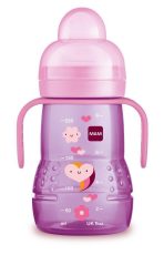 MAM Trainer tanulópohár - 220ml - sárga
