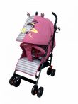   Mama Kiddies Mignon full extrás esernyőre csukható sport babakocsi zebra mintával pink színben + Ajándék