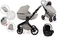   Mama Kiddies Luxor 3az1-ben multifunkciós babakocsi Silver színben kiegészítőkkel +Ajándék