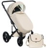 Mama Kiddies Max 500 3az1-ben multifunkciós babakocsi Almond Milk színben kiegészítőkkel + Ajándék
