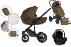   Mama Kiddies Max 500 3az1-ben multifunkciós babakocsi Forrest színben kiegészítőkkel + Ajándék