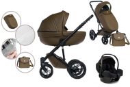   Mama Kiddies Max 500 3az1-ben multifunkciós babakocsi Forrest színben kiegészítőkkel + Ajándék