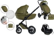   Mama Kiddies Max 500 3az1-ben multifunkciós babakocsi oliva színben kiegészítőkkel + Ajándék