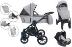   Mama Kiddies  Gino 3az1-ben babakocsi kiegészítőkkel szürke színben