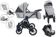   Mama Kiddies  Gino 3az1-ben babakocsi kiegészítőkkel szürke színben