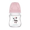 Canpol babies EasyStart anti-kólikás cumisüveg EXOTIC ANIMALS 120ml rózsaszín Canpol babies EasyStart anti-kólikás cumisüveg EXOTIC ANIMALS 120ml rózsaszín