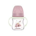   Canpol babies Anti-kólikás cumisüveg világító fogantyúval EasyStart SLEEPY KOALA 120ml pink
