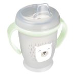   LOVI Cseppmentes itatópohár világító fogantyúval 250 ml BUDDY BEAR 6hó+