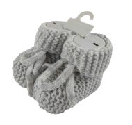 Kötött kocsicipő - szürke