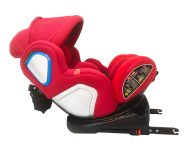   ISOFIX-es 360°-ban forgatható Mama Kiddies Champion Swiss Edition biztonsági autósülés (0-36 kg) piros színben ajándék napvédővel