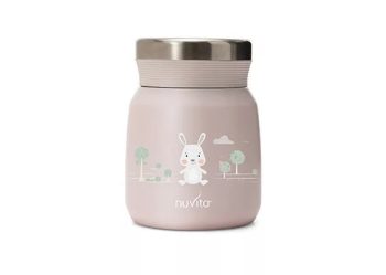 Nuvita ételtartó termosz 300 ml - light pink