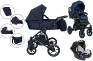   Mama Kiddies  Gino 3az1-ben babakocsi kiegészítőkkel kék színben