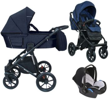 Mama Kiddies® Gino 3az1-ben multifunkciós babakocsi kiegészítőkkel kék színben Mama Kiddies® Gino 3az1-ben multifunkciós babakocsi kiegészítőkkel kék színben