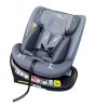 ISOFIX-es 360°-ban forgatható Mama Kiddies iSize Capry biztonsági autósülés (40 -150 cm) szürke színben + Ajándék