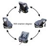 ISOFIX-es 360°-ban forgatható Mama Kiddies® iSize Capry biztonsági autósülés (40 -150 cm) szürke színben + Ajándék