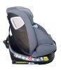 ISOFIX-es 360°-ban forgatható Mama Kiddies iSize Capry biztonsági autósülés (40 -150 cm) szürke színben + Ajándék