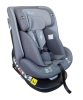 ISOFIX-es 360°-ban forgatható Mama Kiddies® iSize Capry biztonsági autósülés (40 -150 cm) szürke színben + Ajándék