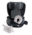   Mama Kiddies i-Fix Corsica biztonsági autósülés (100 -150 cm) sötétszürke színben + Ajándék 