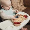 Canpol babies Szilikon osztott tányér tapadókoronggal Mackó krémszín