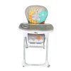 Mama Kiddies Star fehér-szürke multifunkciós etetőszék zsiráfos mintával Mama Kiddies Star fehér-szürke multifunkciós etetőszék zsiráfos mintával
