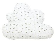 BabyBruin Felhő alakú párna - fehér csillagos